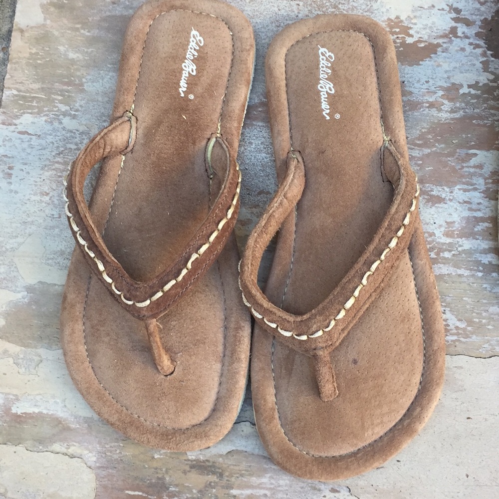 Eddie Bauer suede sandals